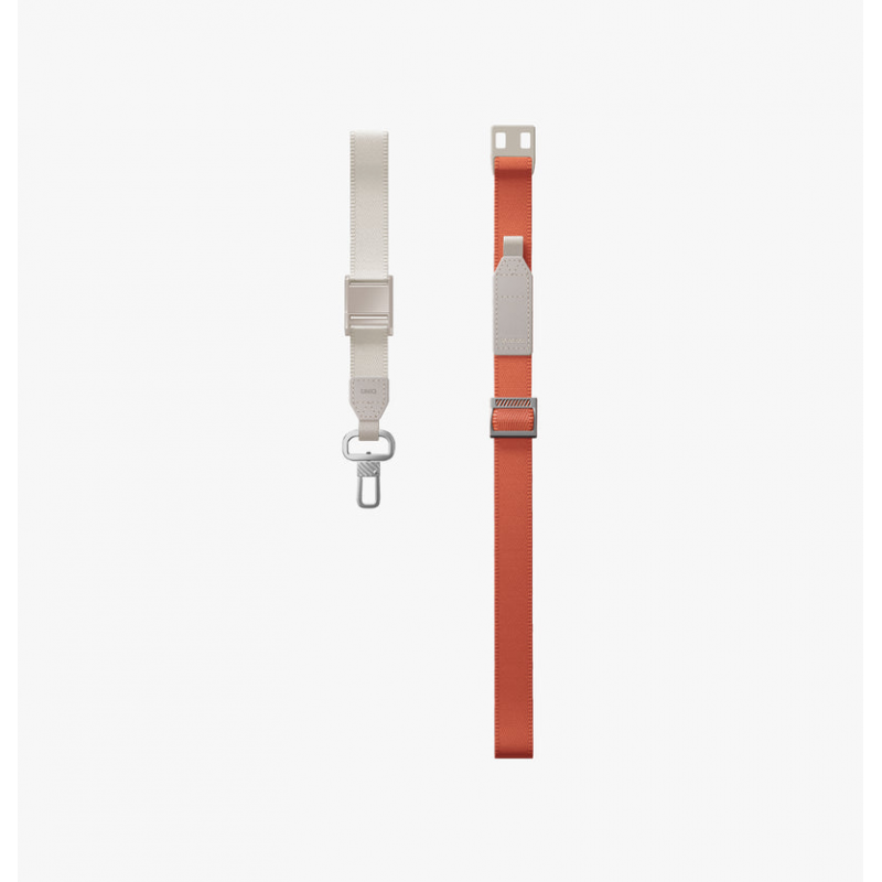 UNIQ Vista Duo 2-in-1 Lanyard and Hand Strap - Terracotta (Terracotta/Beige)