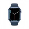 ( the last piece ) Apple Watch 7th Generation GPS, 45 mm, regular, blue aluminum case with a blue sports strap