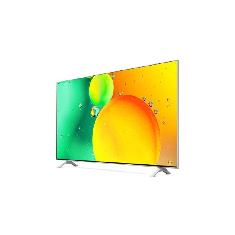 LG NanoCell TV, 55 Inch, NANO77 Series, Cinema Screen Design, 4K Active HDR (55NANO776QA)